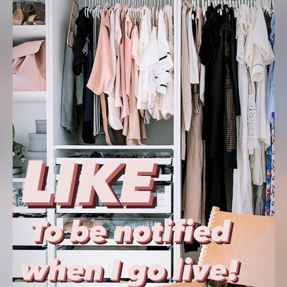 LIKE + FOLLOW! Like this listing to be notified when I go LIVE! 💖 - DENIM TIME!